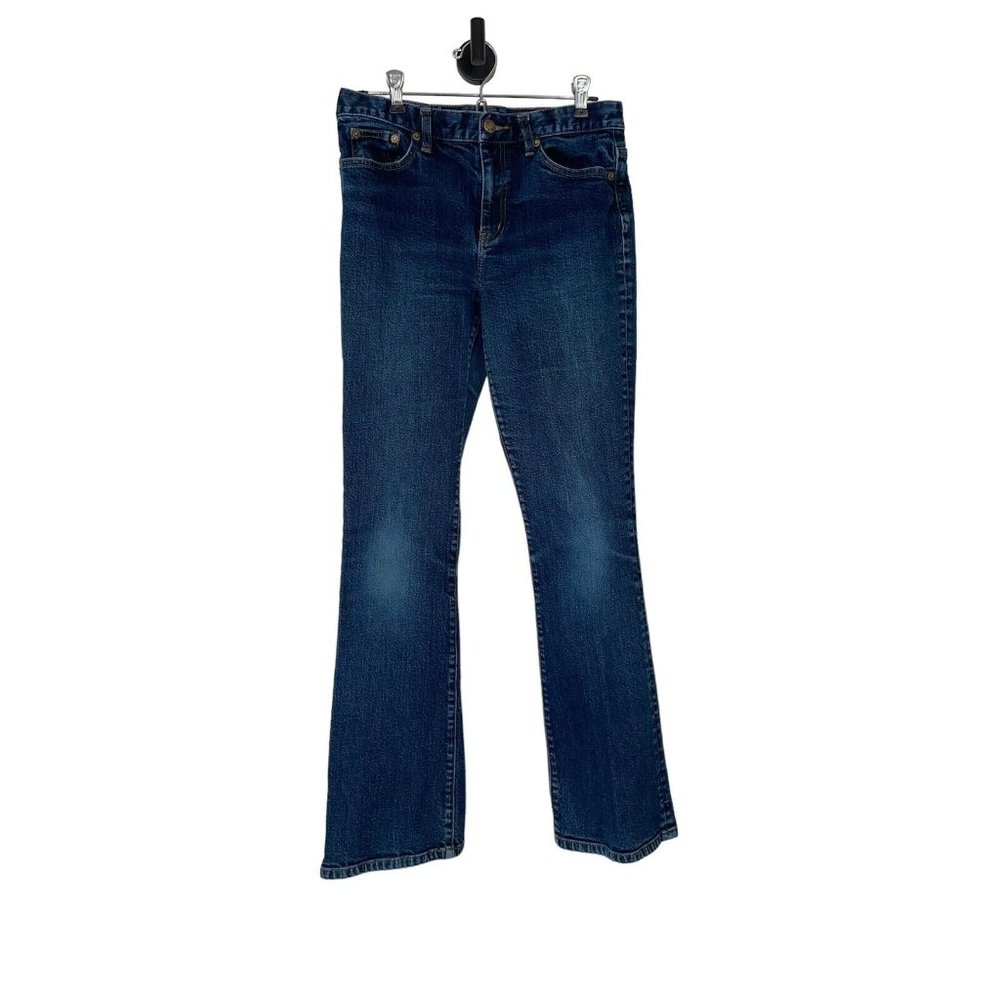 Ralph Lauren Jeans LRL Modern‎ Bootcut Size 8 Dark Blue Denim Stretch Jean